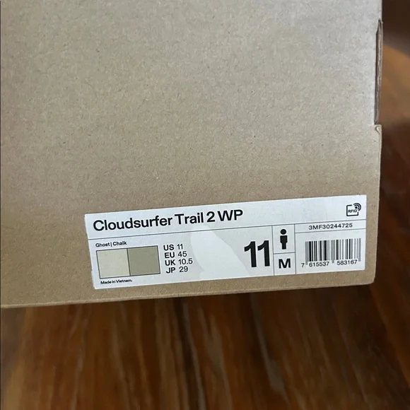 On Running Cloudsurfer Trail Waterproof Mens Running shoes NWT - Picture 2 of 4